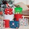 Wrapables Non-Woven Reusable Christmas Holidays Gift Bags with Handles for Gift Wrap, Parties, Favors and Treats (Set of 8)